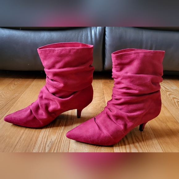 Journee Collection Shoes - Journee Collection Women's Burgundy Jo Booties Size 9 Brand New ✨️